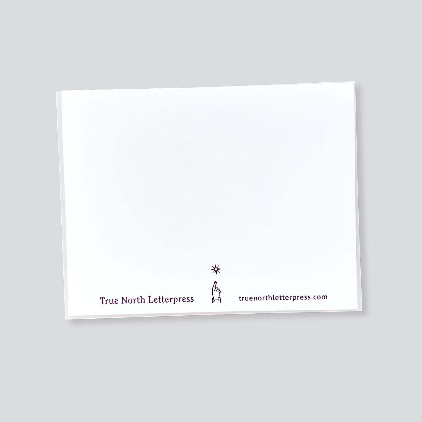 Hey Letterpress Card