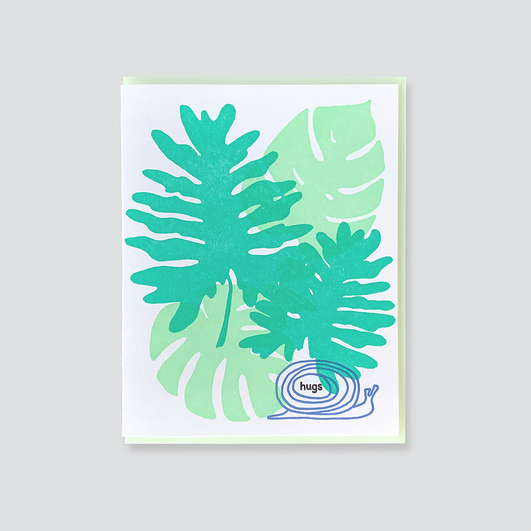 Hugs Letterpress Card