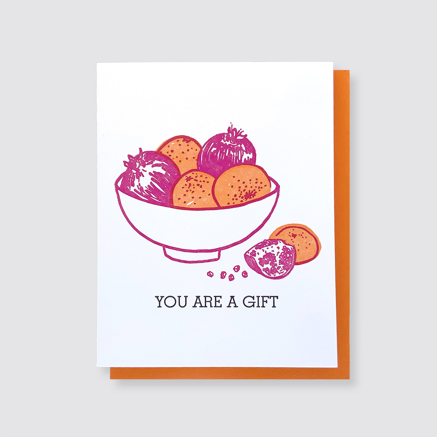 You Are A Gift Letterpress Card