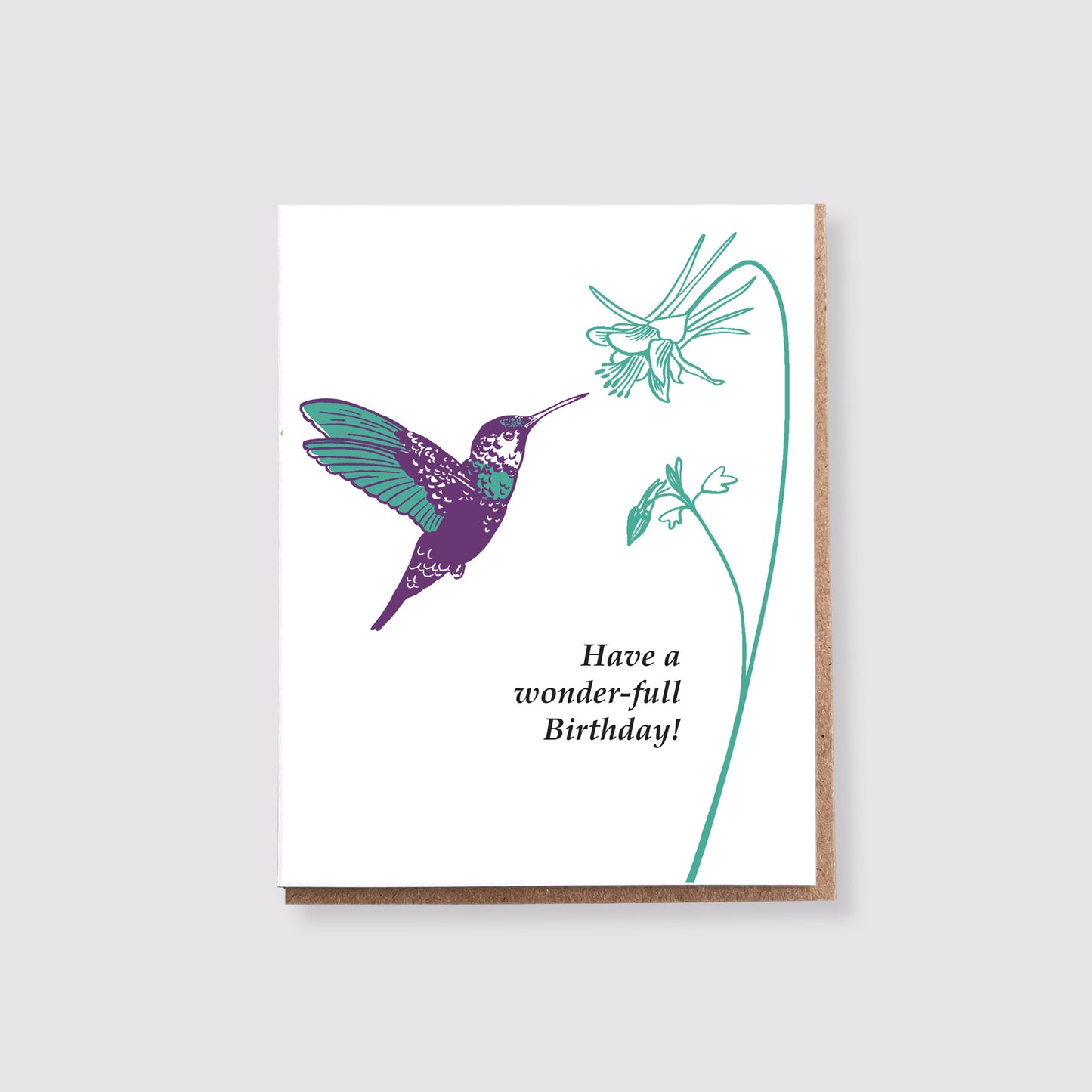 Wonder-full Birthday Letterpress Card