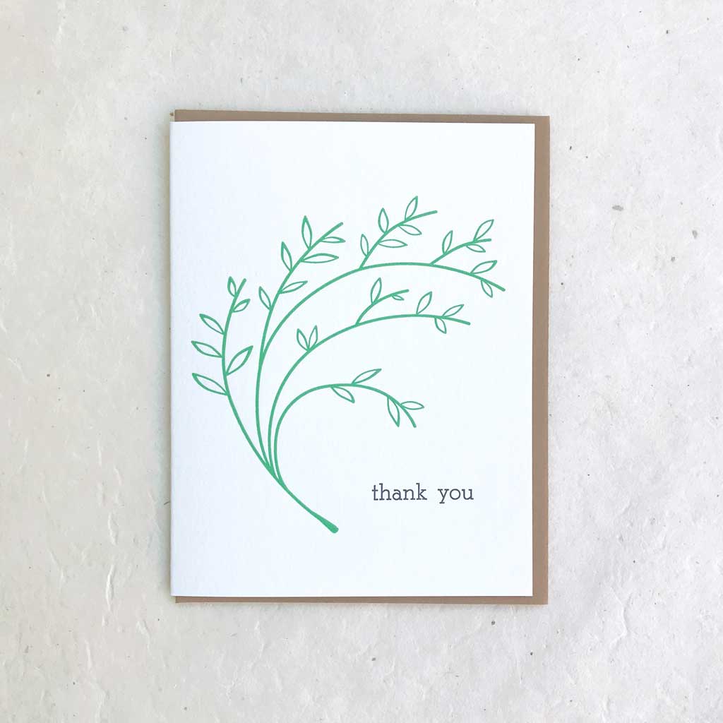 Botanical Thank You Cards Boxed Set