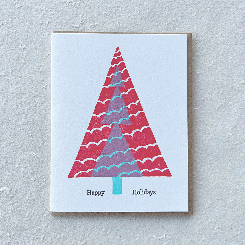 Red Cheerful Tree