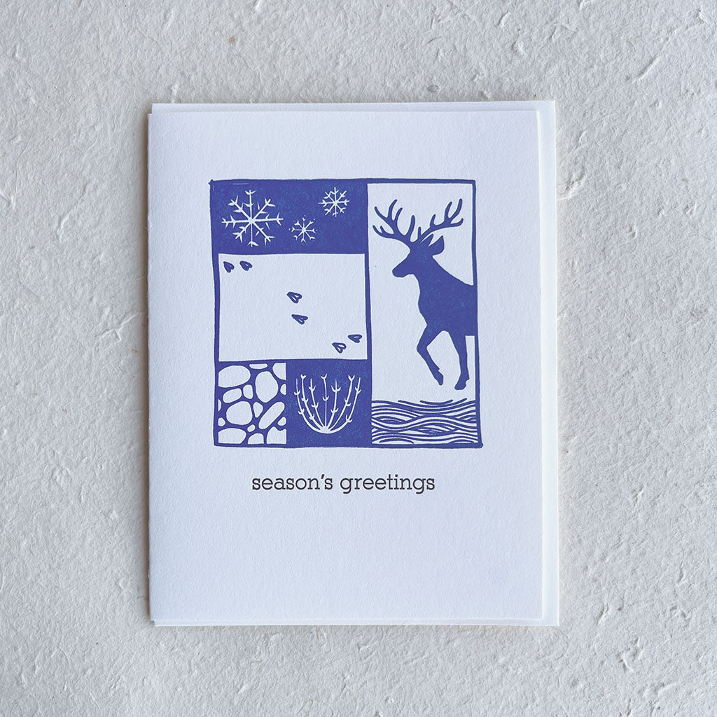Deer by the River, Season's Greetings