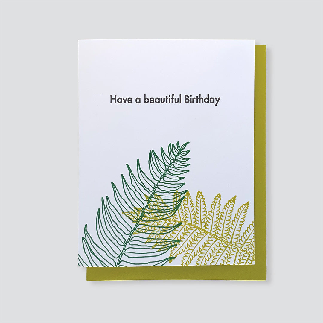 Beautiful Birthday Letterpress Card – True North Letterpress