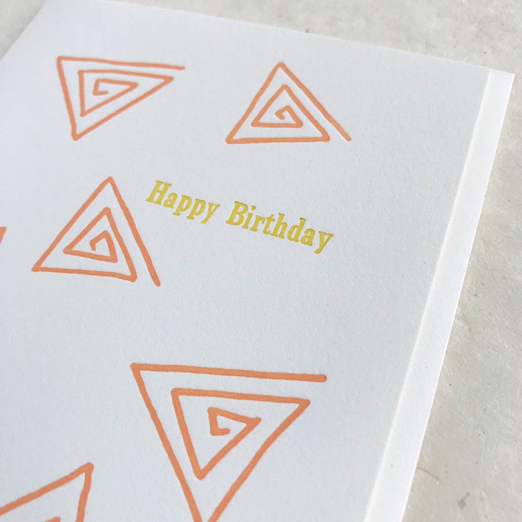Happy Birthday - Triangles