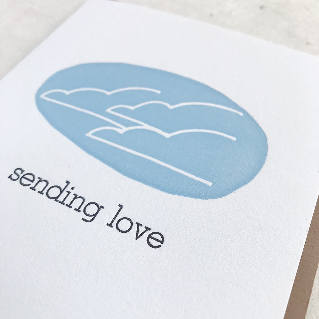 Sending Love - Simple Clouds